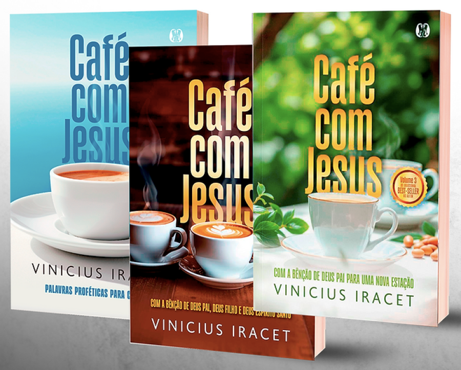 Kit com 3 Devocionais Cafe com Jesus